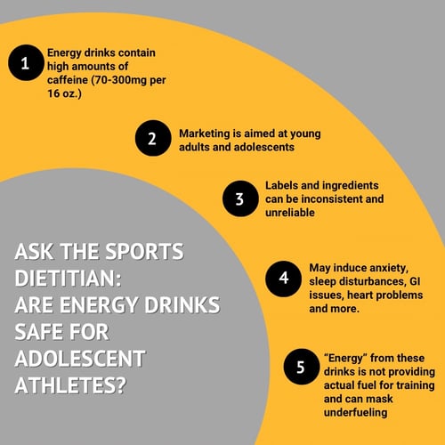 Are Energy Drinks Safe for Adolescent Athletes? 