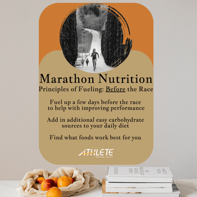 Marathon Nutrition - Fueling before your race